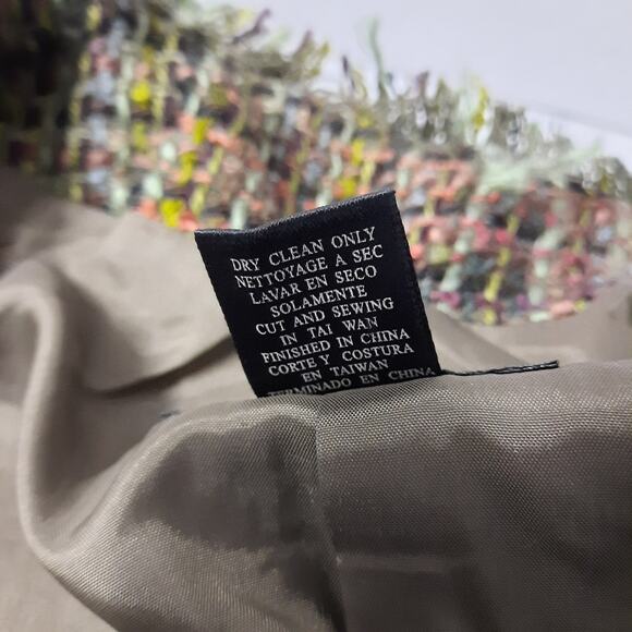 True Meaning Women's Jacket Blazer Size Small Boucle Tweed Retro Office Career - Picture 10 of 10